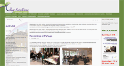 Desktop Screenshot of college-notredame-marvejols.com